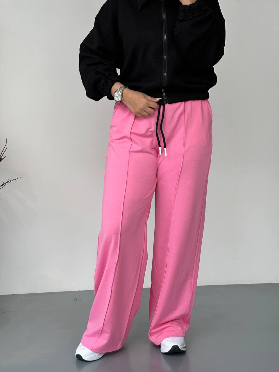 شلوار بگ پنبه گلکسی زنانه